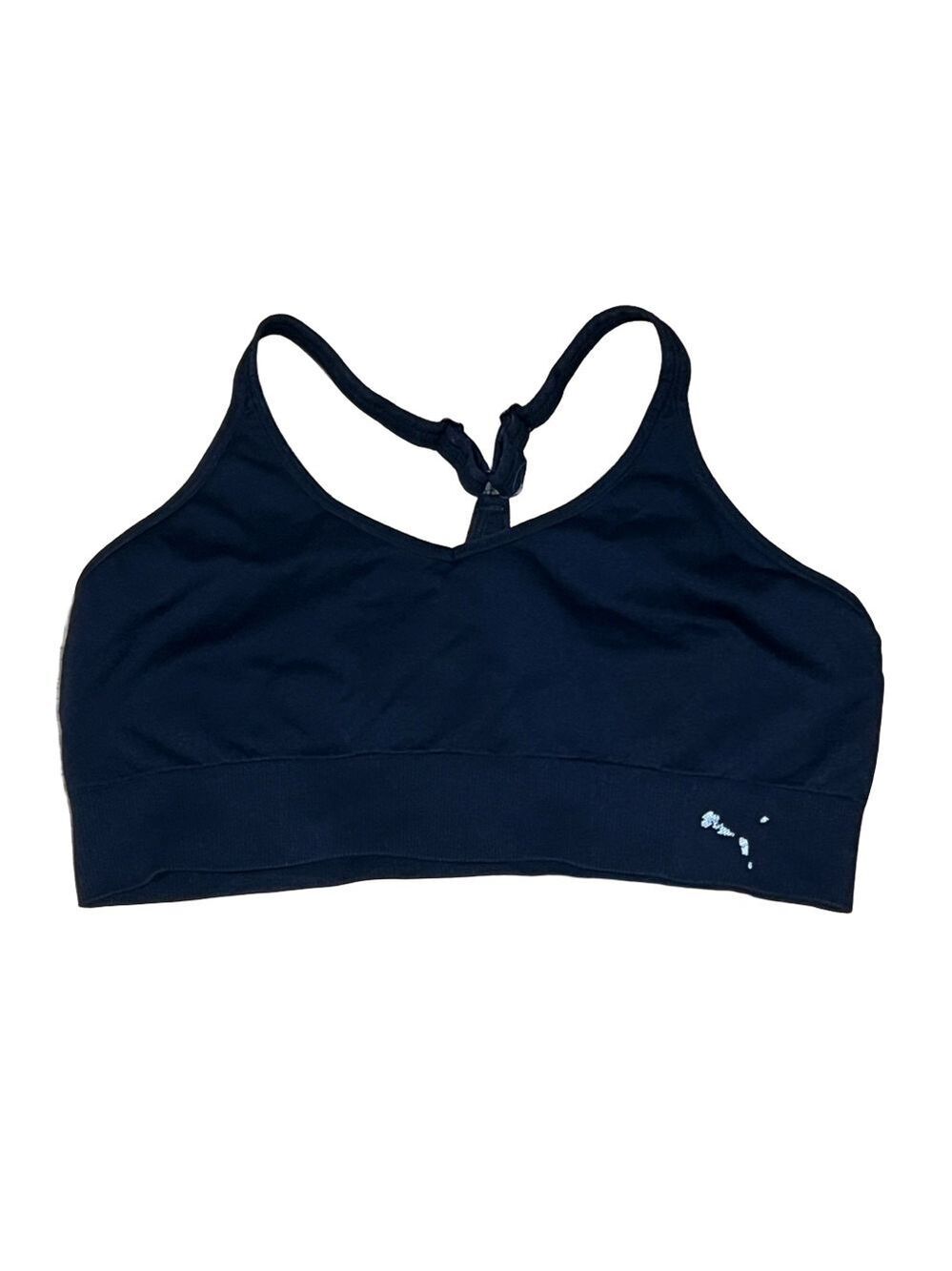 Puma Black Racerback Sports Bra Intimates